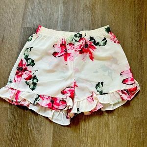 Lightweight floral shorts